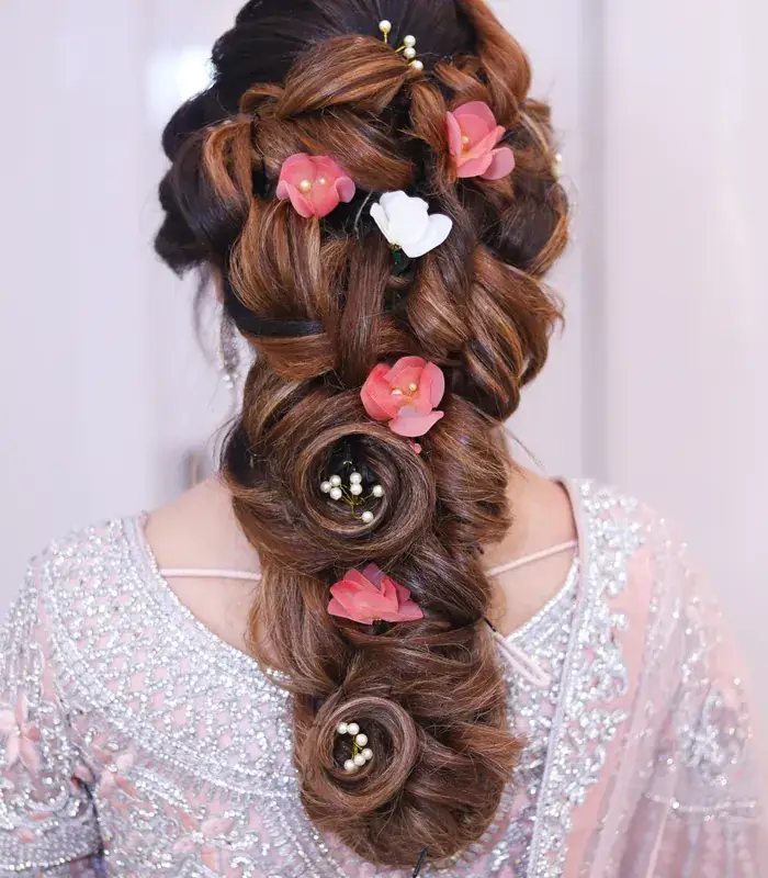 Penteado com acabamento
